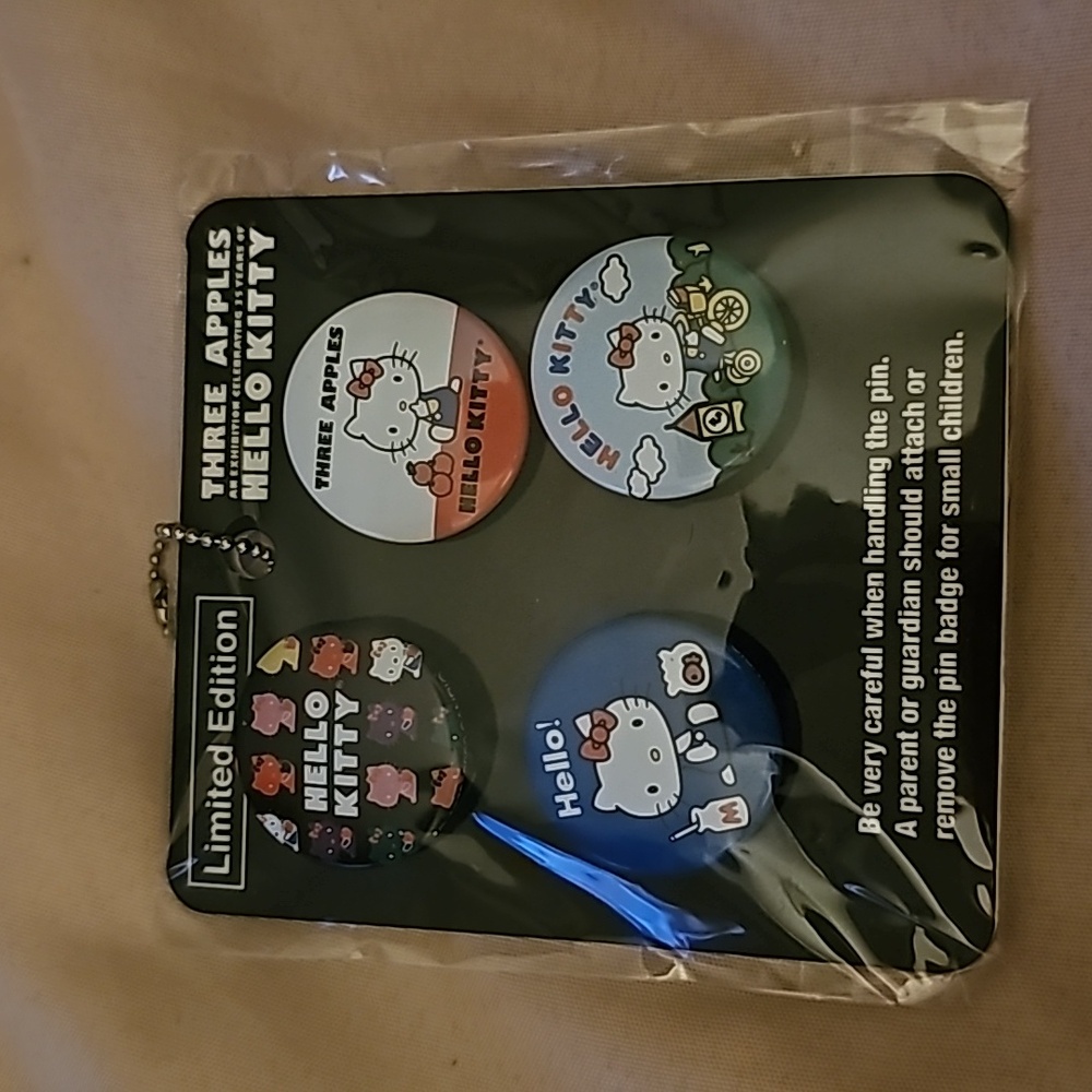 Hello Kitty 35th Anniversary Limited Edition Pins